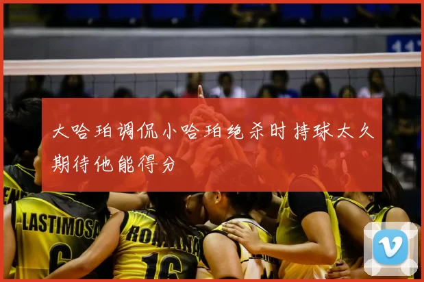 大哈珀调侃小哈珀绝杀时持球太久期待他能得分
