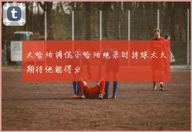 大哈珀调侃小哈珀绝杀时持球太久期待他能得分