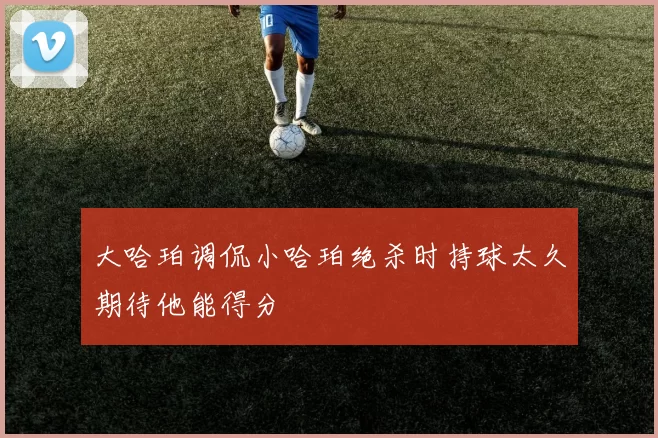 大哈珀调侃小哈珀绝杀时持球太久期待他能得分