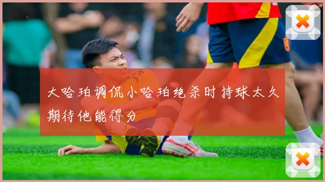 大哈珀调侃小哈珀绝杀时持球太久期待他能得分