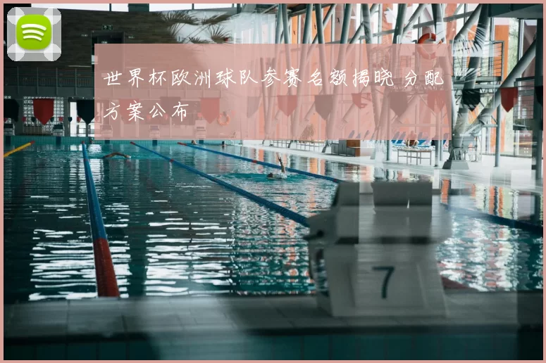 世界杯欧洲球队参赛名额揭晓 分配方案公布